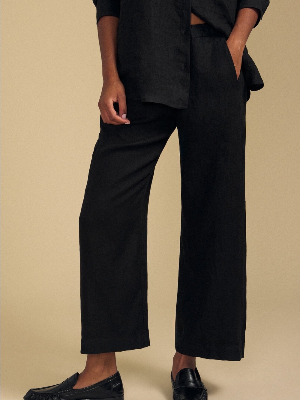 Women's Velvet by Graham Spencer Lola Linen Wide Leg Pants